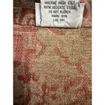 Bonworth Jacket Womens XS RedPink Gold Patchwork Collared Button Front Boho Chic Photo 7