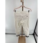 White House | Black Market white the slim crop jeans with black detail size 4 Photo 7