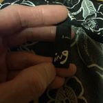 Vtg Y2K black floral sexy top Photo 1