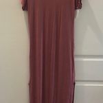 Pink Lily Mauve Tee Shirt Maxi Dress Photo 4