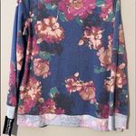 Bonworth  small womens floral print hi low long sleeve pullover knit top Photo 8