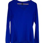 Under Armour  ColdGear Blue Long Sleeve Fitted Shirt Size Large Photo 0