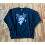 Kuromi Black‎ Sweatshirt Black Size L Photo 2