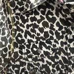 BKE  Black and White Leopard Print Button Down Shirt- Like new!!! Photo 3
