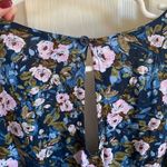 Wild Fable  size medium floral granny core midi knee length long sleeve blue Photo 3