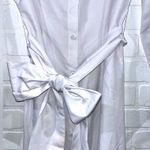 Stradivarius Stradivarious Button Down Bow Belted Dress Photo 9