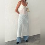 Motel Rocks  Kehlani Sheer Midi Dress In Cream Lace. NWT Photo 6