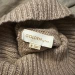 Aritzia TNA Tan Textured Mock Neck Chunky Sweater Size M Size M Photo 2