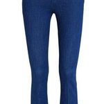 Victoria Beckham Cropped Mid-Rise Bootcut Jeans Denim Pants Size 25 Photo 0