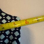 Land's End Chic Blue Geometric Pattern Sleeveless Sheath Dress Business Casual # Size 6 Photo 10