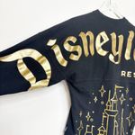 Disneyland Resort Black & Gold Castle Spirit Jersey XS Photo 3