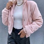 SheIn Pink Corduroy Puffer Photo 0