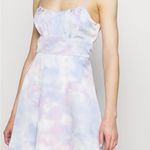 Hollister Tie Dye Mini Bow Dress Women’s Size Small Day Dress Summer Boho Lined Photo 2