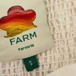 Farm Rio Embroidered Scalloped Premium Linen Mini Dress, Size S Photo 13