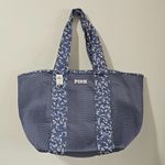 PINK - Victoria's Secret VICTORIA SECRET PINK MESH FLORAL TOTE BAG / Steel Blue / 11261635 Photo 1
