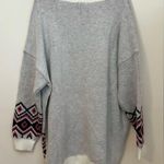 Torrid  Ivory Fair Isle Crew Neck Pullover Photo 4