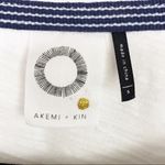 Anthropologie AKEMI & Kim White embroidered T-shirt Photo 7