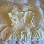 Oh Polly  Floral Appliqué Midi Dress Photo 2