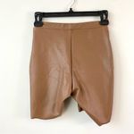 SKIMS  Faux Leather Biker Shorts XS Photo 5