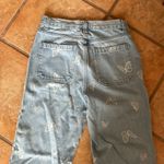Simple Society  90's Y2K Butterfly Print Baggy Denim Jeans Size 5/27 Photo 7