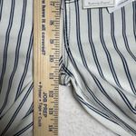 Judy Blue Super Flare Jeans Size 5 / 27 White Navy Stripe High Rise Festival Photo 7