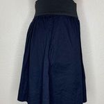 Necessary Objects Necessary Object Navy Blue Wide Waist Skirt Photo 5