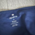 Apana  Navy Blue Athletic Cropped Leggings Photo 3
