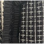 Forever 21 Black & White Tweed Ruffle-Trim Jacket Size Medium – Gorgeous Details Photo 8