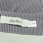 Lady Hagen Womens Size 14 Purple White Seersucker Skort Golf Preppy Athletic Photo 1