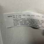 ZARA Lace V Neck Cropped Top 100% Linen Women’s Size Small Beige Ruffle Sleeve Photo 7