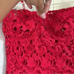 Dreamgirl womens Venice Embroidery Lace Cropped Bustier and Lace Skirt Set Large Photo 9