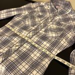 True Religion  Western women’s plaid button down cotton fitted shirt size S Photo 8