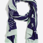 J.Crew  • Manhattan scarf wrap NYC New York City landmarks souvenir travel map Photo 0