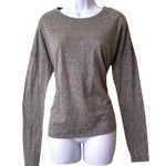 Madewell Women's Sz Med Pullover Lightweight Sweater Gray Marled Long Sleeve NEW Photo 12