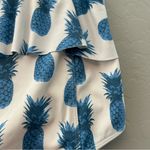 Kortni Jeane  blue pineapple high waisted peplum style swim bottoms medium Photo 10