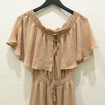 Somedays Lovin Touch The Sun Off The Shoulder Midi Dress in Clay Photo 10