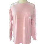PINK - Victoria's Secret Pink Victoria’s Secret T-shirt long sleeves left chest pocket w/iconic dog Sz SM Photo 0