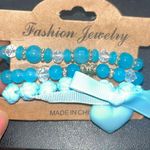 3pcs Heart Decor Beaded Bracelet Photo 2