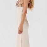 ZARA  dress maxi satin slip bodycon ruffled strappy wedding evening cocktail Photo 18