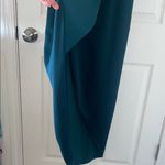 Shona joy Luxe Plunging Frill Maxi Dress In Emerald Green Size 4 Photo 4