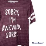 Black Matter  LRG Sorry, I’m Awkward, Sorry. Funny sarcastic tshirt short sleeve Photo 2