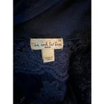 Live and let live  Navy Blue Open Front Lace‎ Back Cardigan Plus Size 1X Photo 1