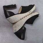Fly London Yake Leather Wedge Sandals in Black– Size 41 (US 10-10.5) – EUC Photo 7