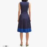 Kate Spade  NWT | Squid Ink Cotton Poplin Colorblock Shirt Dress | XXS Photo 2