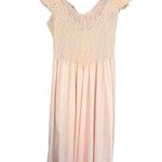 A6 1980s Vintage Cinema Etoile Pink Lace Bodice Nightgown Cottagecore Romantic Size undefined Photo 0