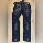 Rock Revival  Dark Blue distressed ankle Skinny Jeans denim Photo 2
