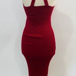 American Apparel  deep V-neck knit dress NEW Photo 4