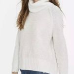 Madewell Women's Eastbrook Turtleneck - Ivory Cross-Back Sweater XS Photo 0