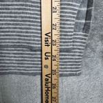 Gap  Womens XS Gray White Striped Boatneck Sweater Merino Wool Blend‎ Neutral Photo 9