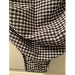 Kona Sol Women's SwimSuit Ruffled Check Choose Your Size Blue & White Photo 3